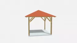 Dřevěná pergola Altán Brend - Pergoly Trutnov