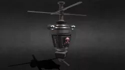 Heliblade sentry robot
