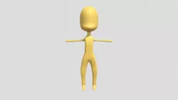Humanoid Stylished Type C Chibi Head