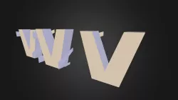 letter v