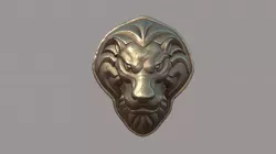 Lion head stylised