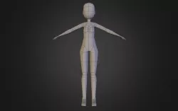 Low Poly Anime Model