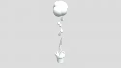 Low Poly Flower Model