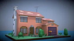 Low poly house