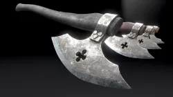 Medieval Battle Axe 01