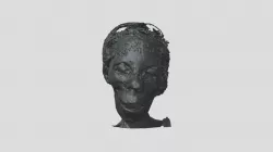Mummy Skull with Skin (VCU_3D_5172)