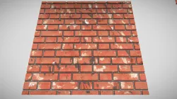 Old Brick Wall (Mid-Poly)