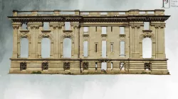 Palatul Micul Trianon - perete sudic