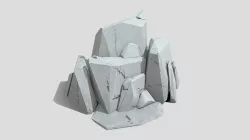 rock low poly
