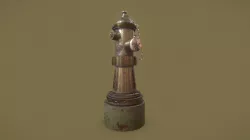 Rusty fire hydrant