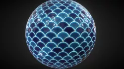 Scale Fish PBR Texture