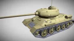 T-34/85 Tank Model