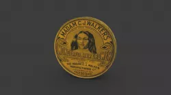 Tin for Madame C.J. Walker's Wonderful Hair Grow