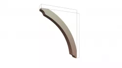 Wood Brace 73T3 23 x 29