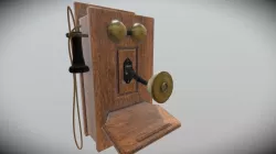 Crank Telephone Model
