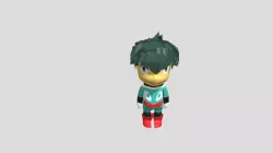 Deku Chibi Bad Hair Fanart