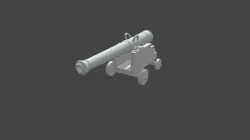 High-Poly Cannon