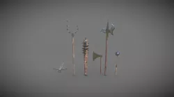 Medieval Weapons Game Ready