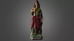 Plaster Statue of Saint Barbara
