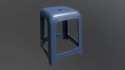 Plastic stool