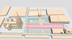 Proyecto Porticos Plaza Belgrano