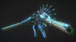 Sci-Fi Long-range electromagnetic artillery