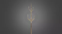 Shark tooth trident
