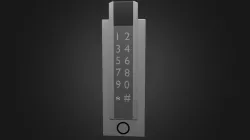 SmartID Mullion Smart Card Keypad Reader HID Glo