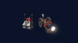 Steampunk Car and Robot
