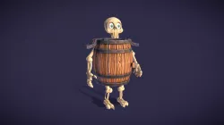 The barrel, Skeleton in a barrel