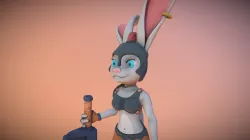 Warrior Bunny Girl