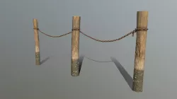 Wood Pillars Ocean pontoon
