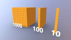 1000 100 10
