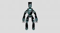 Army rusty Robot