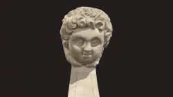 Carved Viol Head