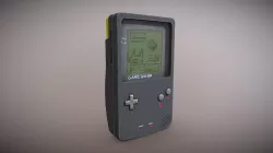 [Challenge] Hand Painted Black Game Boy