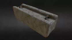 Concrete building block