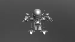 Ed-209 Action Figure for 3D printing