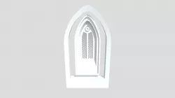 Gothic Window & Frame