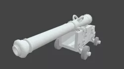 High-Poly Cannon