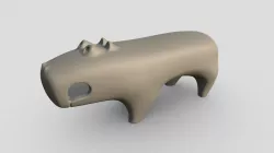 Hippo - Cannon Hall Museum