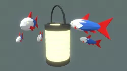 Lantern And Fish