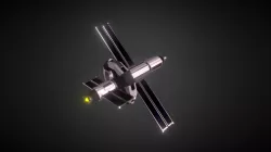 Low-poly Starship
