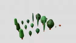 Low Poly Trees