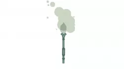 Magic Low Poly Staff