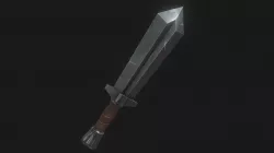 Medieval Sword Lowpoly