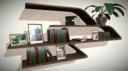 Modern smooth shelf