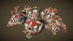 Orc RTS Building Set - Proto Series