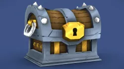 Pirate-Chest Hand Painted
