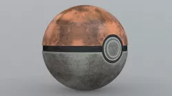 Poke Ball (High Poly) (Alt Texture)